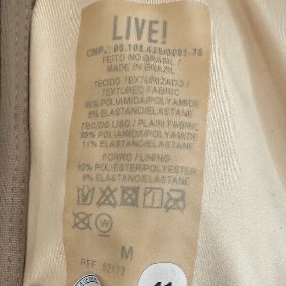 LIVE! Women’s Striped Romper Suit | Size M | Light Brown | Excellent Condition - Picture 5 of 5